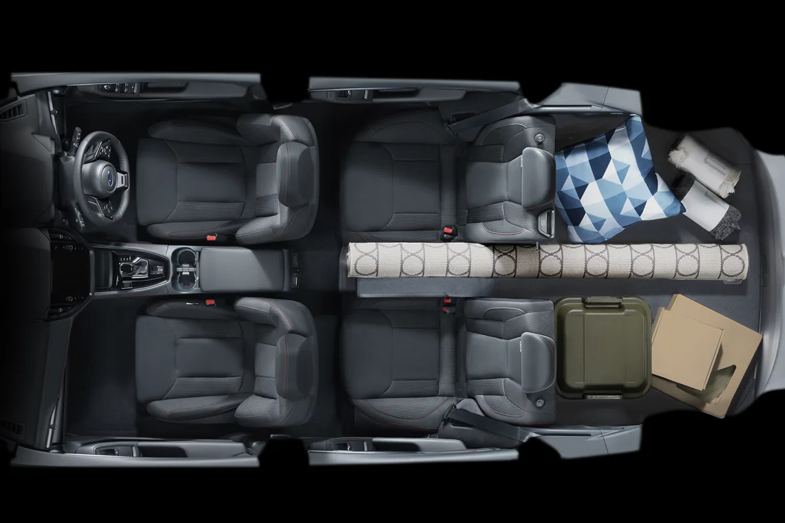 40/20/20 Split Folding Rear Seats